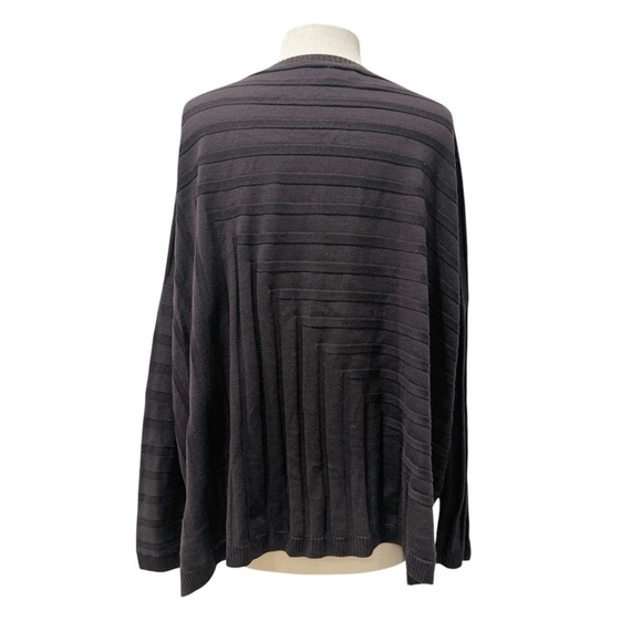 St. John 100% wool Ribbed Pattern super Lightweight Knit oversized sweater EUC - Picture 5 of 14